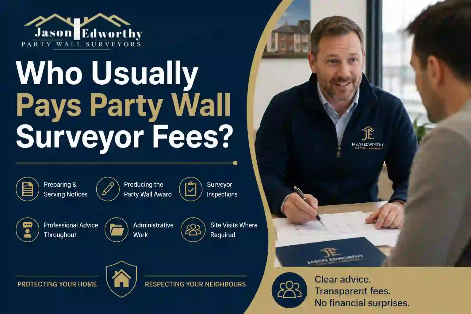 Who Usually Pays Party Wall Surveyor Fees Witney?